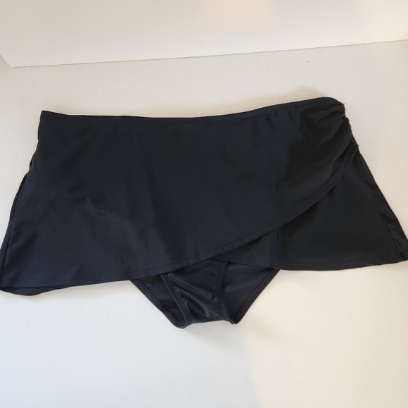 Lane Bryant Floral Underwire Tankini Swim Top Bottoms Swimsuit White 42B 2X - Picture 6 of 9